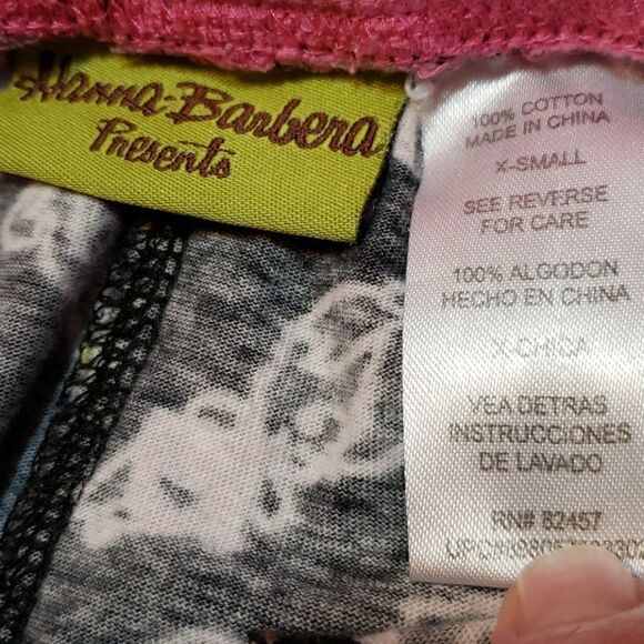 anna-Barbera PEBBLES pajama lounge pants pjs vintage Flinstones - Picture 4 of 5